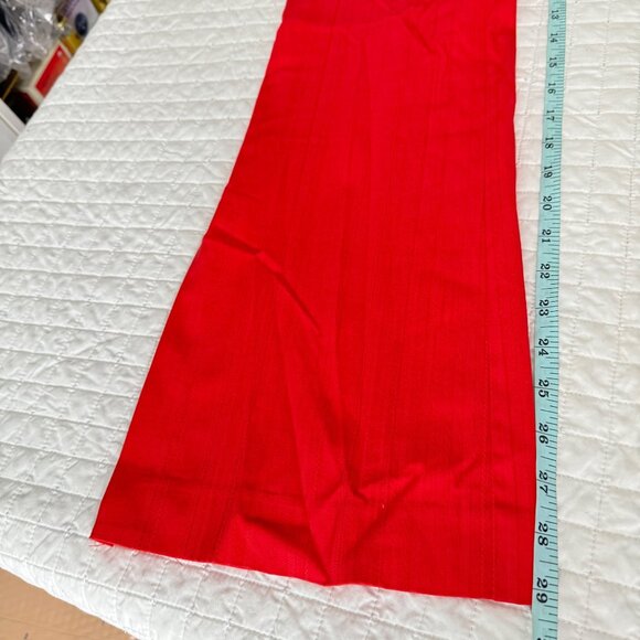 Insight Womens Red Pants Size 8 Rayon/Nylon Side Slit - Picture 8 of 10